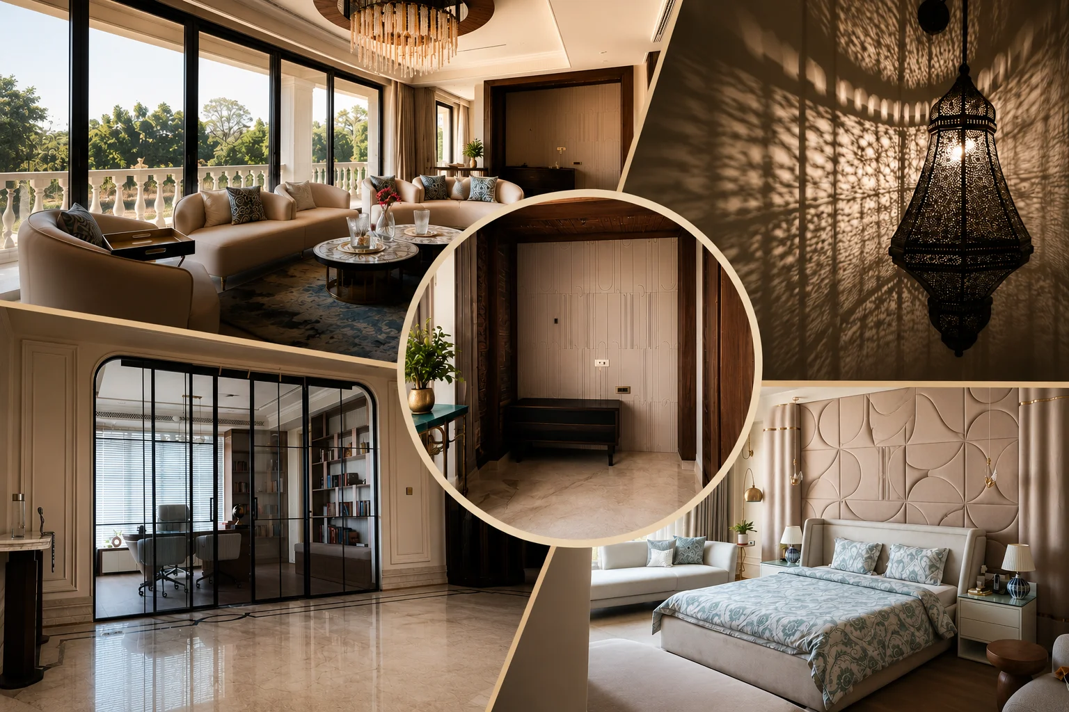 Dr. Kumar Vishwas’s Dream Home Interior Design by Vistaar Designs